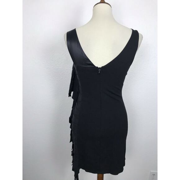 BCBGMaxAzria Bodycon Mini Sheath Dress Silk Stretch - Picture 4 of 11